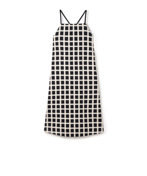 ドビータッターチェック ジャンパードレス