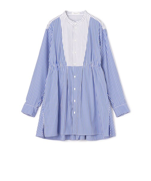 パッチワークシャーティング チュニックシャツ