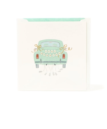 SMYTHSON WEDDING CARD just married