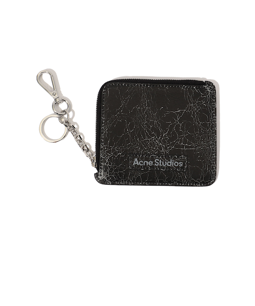 Acne Studios ジップレザーウォレット ミニ財布 □Acne Studios ジップレザーウォレット｜トゥモロ－ランドの