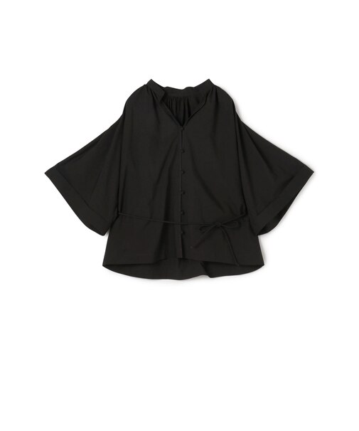 コットンタイプライター ギャザードルマンブラウス