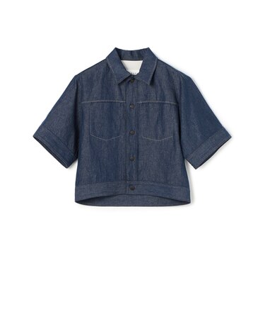 リアクティブデニム ハーフスリーブシャツ