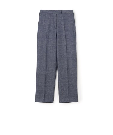 サマーカルゼ ストレートパンツ