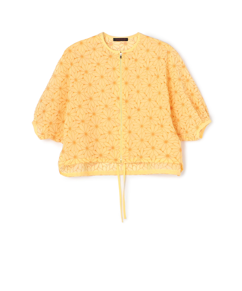 サンフラワーエンブロイダリー ストリングブルゾン｜トゥモロ－ランド