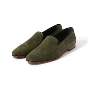 MANOLO BLAHNIK ゴートスエード スリッポン