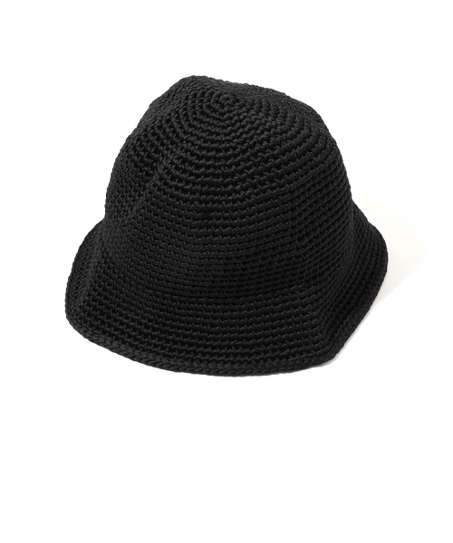 KIJIMA TAKAYUKI POLY HAND KNIT BUCKET HAT｜トゥモロ－ランドの