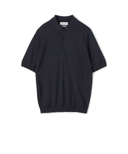 美品TOMORROW LANDシルクコットンニットポロシャツ SESIA シルクコットン ニットポロシャツ SESIA｜トゥモロ－ランドの
