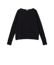 ガーゼフライスジャージー ボートネックプルオーバー