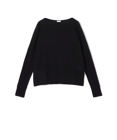 ガーゼフライスジャージー ボートネックプルオーバー