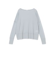 ガーゼフライスジャージー ボートネックプルオーバー