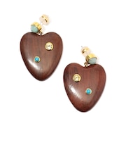 LIZZIE FORTUNATO TAMARIND HEART ピアス