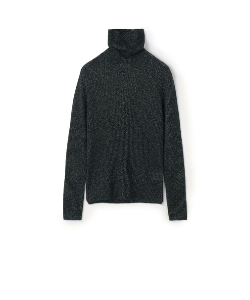 オーロラモヘヤ タートルネックプルオーバー