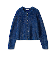 ルレックスシェニール クルーネックカーディガン