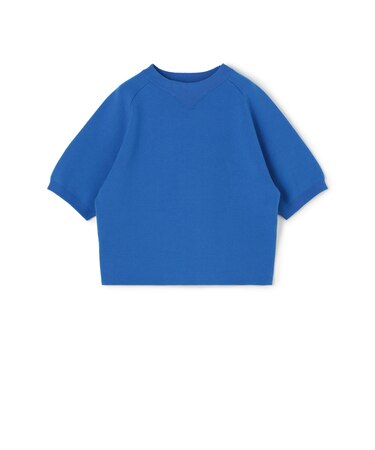 【WEB限定】 ダブルニット ハーフスリーブプルオーバー