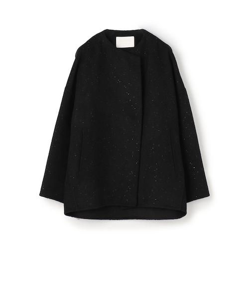 say____♡さま専用Ballseyスパンコールリバー ショートコクーンコート スパンコールリバー ショートコクーンコート｜トゥモロ－ランド