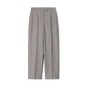 TASMANIAN GLEN CHECK ストレートパンツ