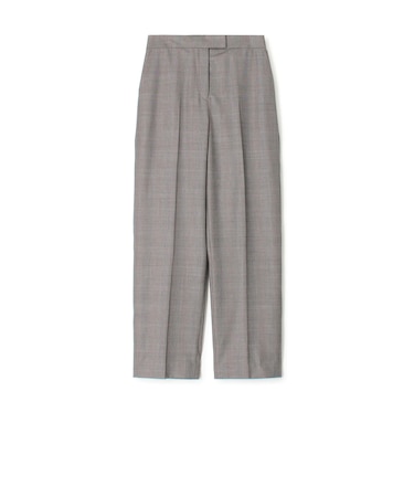 TASMANIAN GLEN CHECK ストレートパンツ