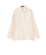 シアーオーガンジー ロングスリーブブラウス