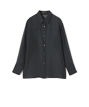 シアーオーガンジー ロングスリーブブラウス