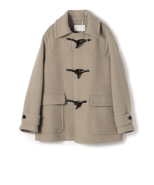 ウールナイロンメルトン ダッフルショートコート｜トゥモロ－ランドの