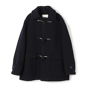 ウールナイロンメルトン ダッフルショートコート