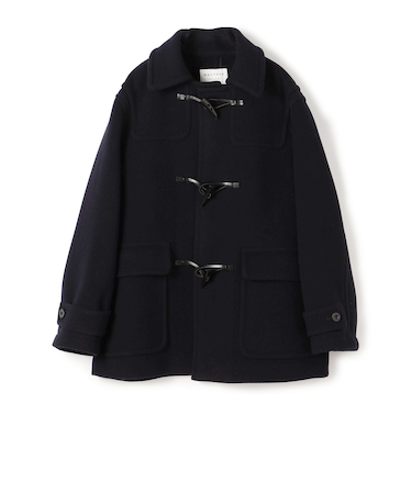 ウールナイロンメルトン ダッフルショートコート