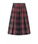 シルクタフタタータンチェック タックスカート