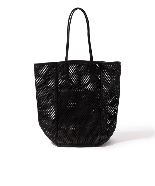 AMIACALVA WASHED LEATHER MESH TOTET M トートバッグ｜トゥモロ