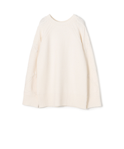 セミウーステッドウール クルーネックプルオーバー