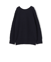 セミウーステッドウール クルーネックプルオーバー