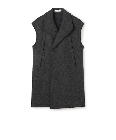 シープジャージー ビッグポケットロングベスト