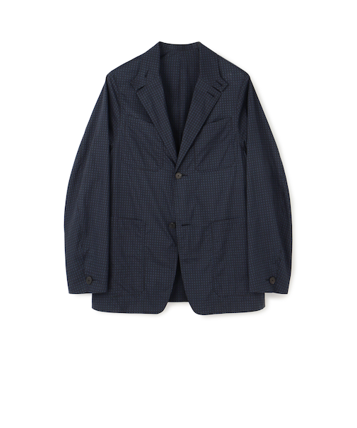 コットンローン 小紋プリント ジャケットブルゾン