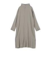 セルロースシルクブロード  ハイネックロングシャツ