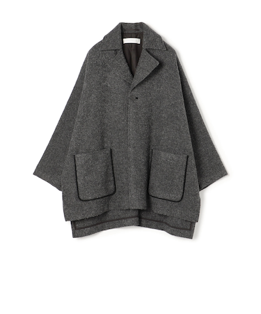 エアブークレーウール キモノコート