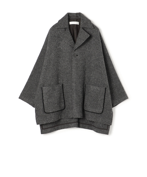 エアブークレーウール キモノコート