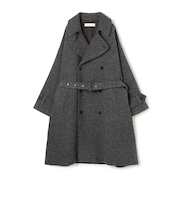 エアブークレーウール ボリュームトレンチコート