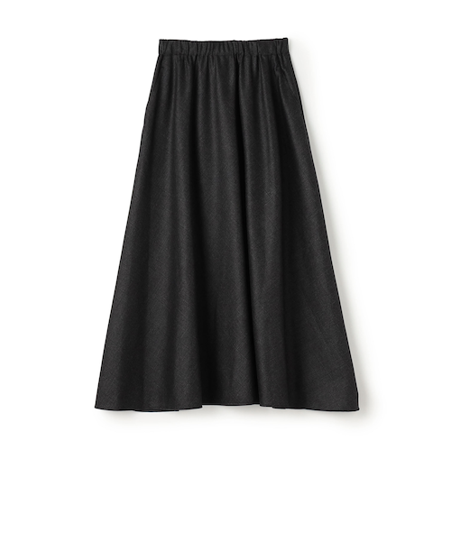 フラノストレッチ ギャザーマキシスカート｜トゥモロ－ランドの