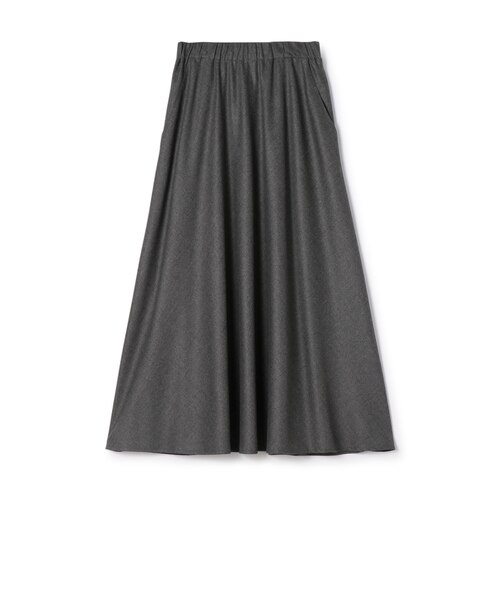 フラノストレッチ ギャザーマキシスカート｜トゥモロ－ランドの