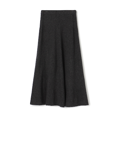 ラムズウール フレアマキシスカート