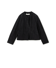 ゴートスウェード ボックスジャケット