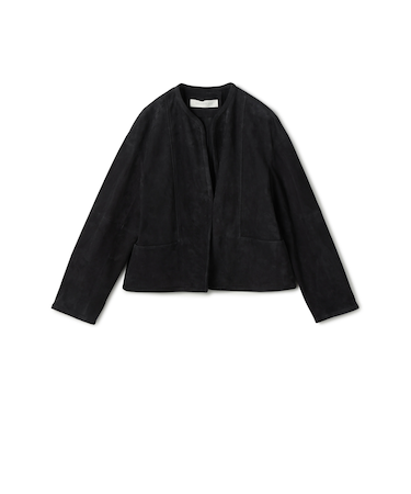 ゴートスウェード ボックスジャケット