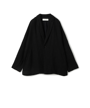 ブラッシュドリネン　ワイドジャケット