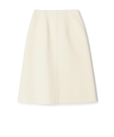 PURE LAMBS MELTON トラペーズスカート
