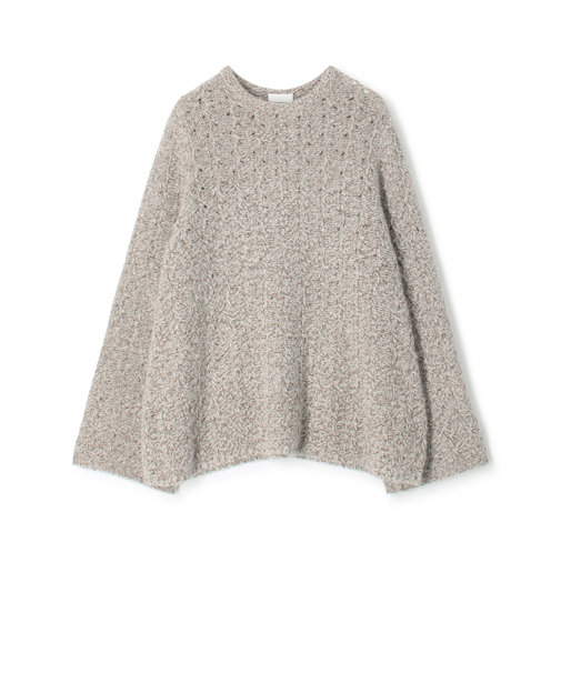 Cashmere Collection フレアスリーブプルオーバー