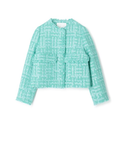 Jade vine クルーネックジャケット