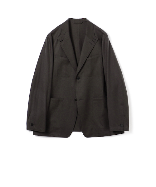 ウールデニムシャンブレー ダブルブレステッド4Bジャケット｜トゥモロ