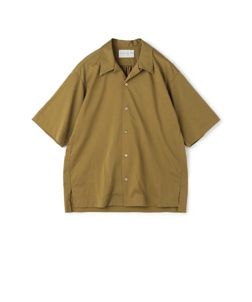 TENDERLOIN オープンカラーシャツ コットンポリ size S TENDERLOIN (テンダーロイン) ピケ オープンカラー 半袖シャツ