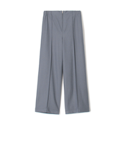 ウールサキソニー リラックスワイドパンツ