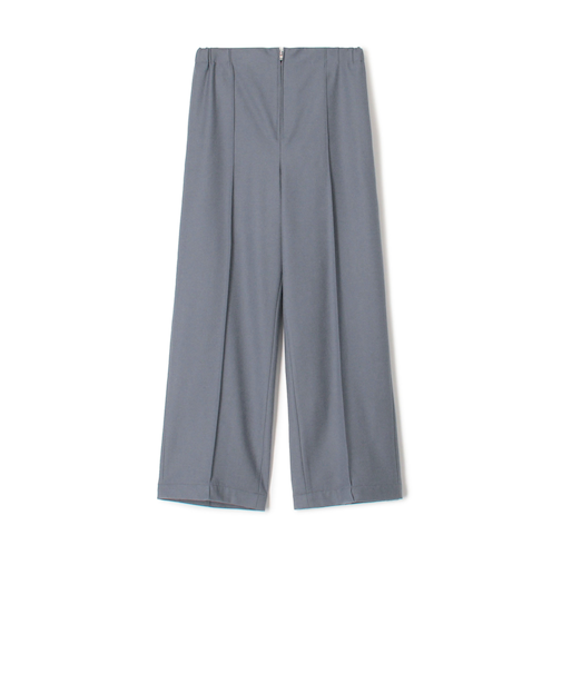 ウールサキソニー リラックスワイドパンツ