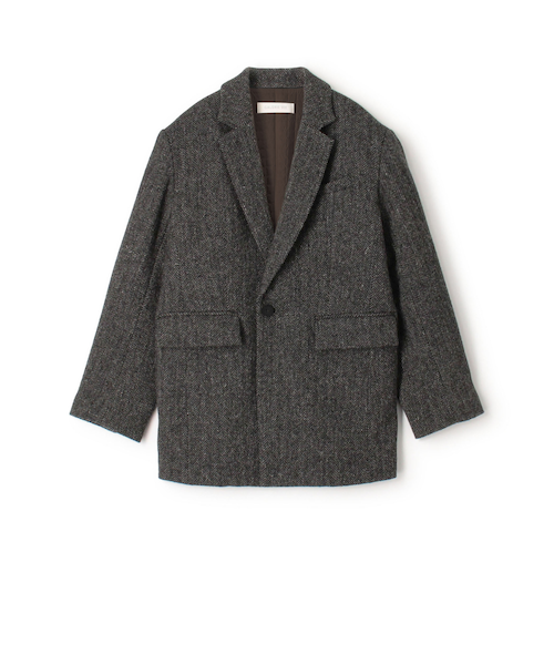 ヘリンボーンツイード ジャケットコート｜トゥモロ－ランドの